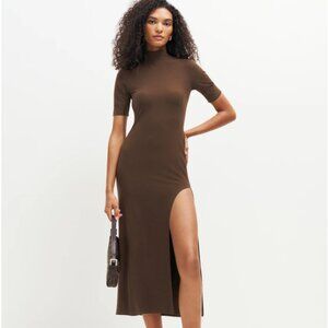 (Brand NEW) Reformation Jessamy Knit Dress Cafe XS